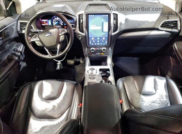 2FMPK4K99NBA37674 2022 FORD EDGE Gray Առջևի վահանակի տեսք