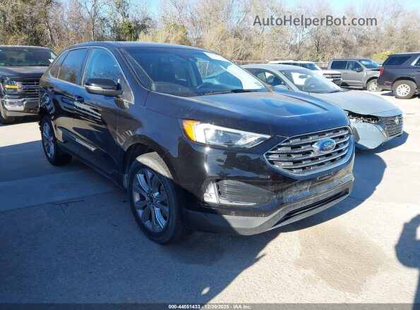 2FMPK4K9XRBA50195 2024 FORD EDGE Черный Передняя правая четверть