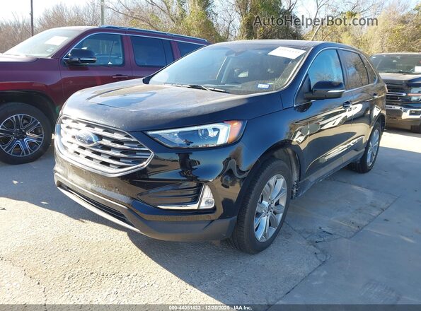 2FMPK4K9XRBA50195 2024 FORD EDGE Черный Передняя левая четверть