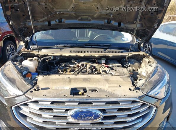 2FMPK4K9XRBA50195 2024 FORD EDGE Черный Вид сзади