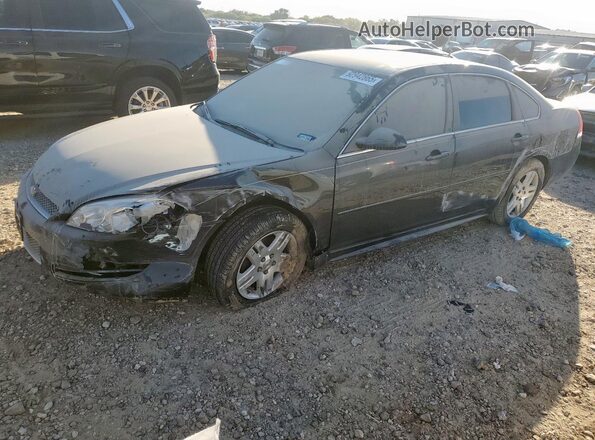 2G1WB5E35G1102339 2016 CHEVROLET IMPALA Черный Передняя левая четверть