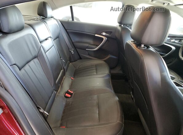 2G4GL5EX3H9147306 2017 BUICK REGAL Maroon Vista de los asientos traseros