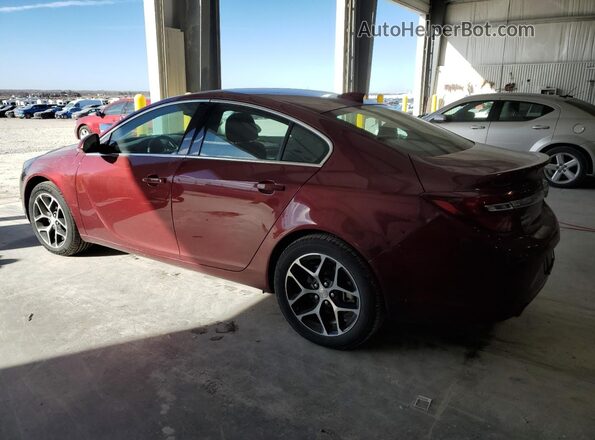 2G4GL5EX3H9147306 2017 BUICK REGAL Maroon Trasero izquierdo