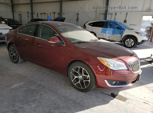 2G4GL5EX3H9147306 2017 BUICK REGAL Maroon Delantero derecho
