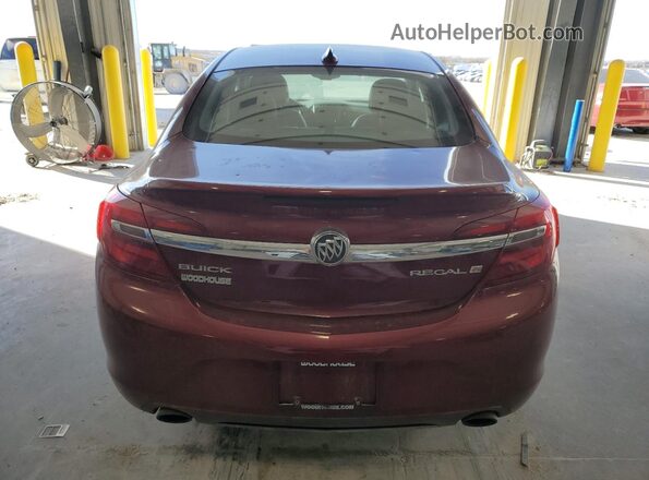 2G4GL5EX3H9147306 2017 BUICK REGAL Maroon Vista trasera