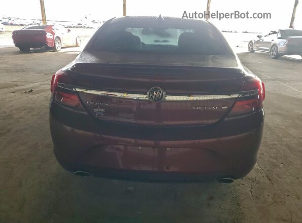 2G4GL5EX7H9108007 2017 BUICK REGAL Burgundy Հետևի տեսք