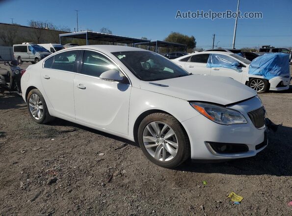 2G4GP5EX9G9160158 2016 BUICK REGAL Белый Передняя правая четверть
