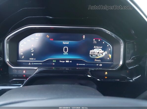 2GC1KNEYXS1229836 2025 CHEVROLET SILVERADO White Widok tylnych siedzeń