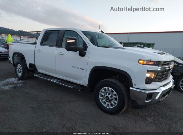 2GC1KNEYXS1229836 2025 CHEVROLET SILVERADO White Przód prawy