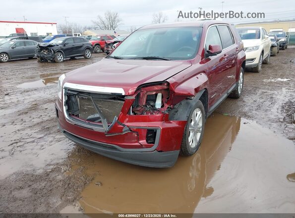 2GKALMEK2H6105658 2017 GMC TERRAIN Темно-бордовый Вид спереди