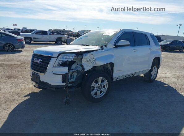 2GKALMEK4G6345843 2016 GMC TERRAIN Белый Вид спереди