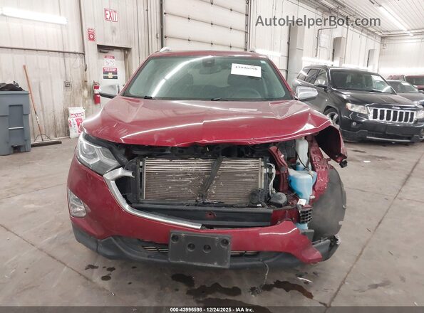 2GNAXWEX6J6300540 2018 CHEVROLET EQUINOX Красный Вид щитка приборов