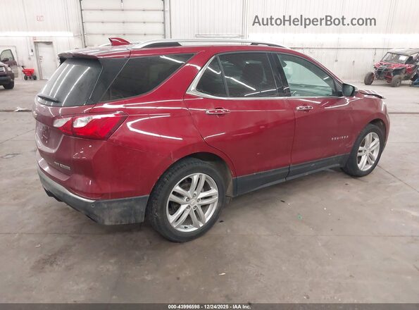 2GNAXWEX6J6300540 2018 CHEVROLET EQUINOX Красный Задняя правая четверть