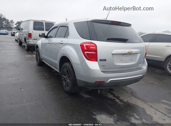 2GNFLEEK0G6187905 2016 CHEVROLET EQUINOX Silver Trasero izquierdo