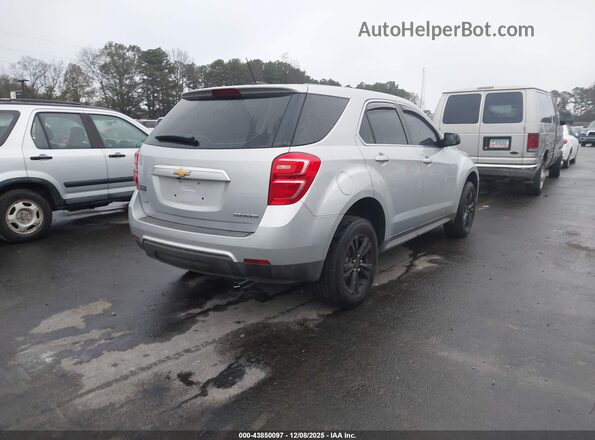 2GNFLEEK0G6187905 2016 CHEVROLET EQUINOX Silver Trasero derecho