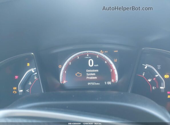 2HGFC1E51LH700641 2020 HONDA CIVIC SI Черный Вид задних сидений