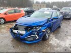 2020 Honda Civic Lx Синий vin: 2HGFC2F62LH558877