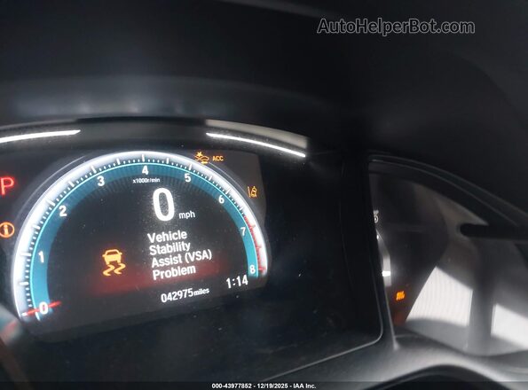 2HGFC2F62LH558877 2020 HONDA CIVIC Синий Панорамный вид салона 360°