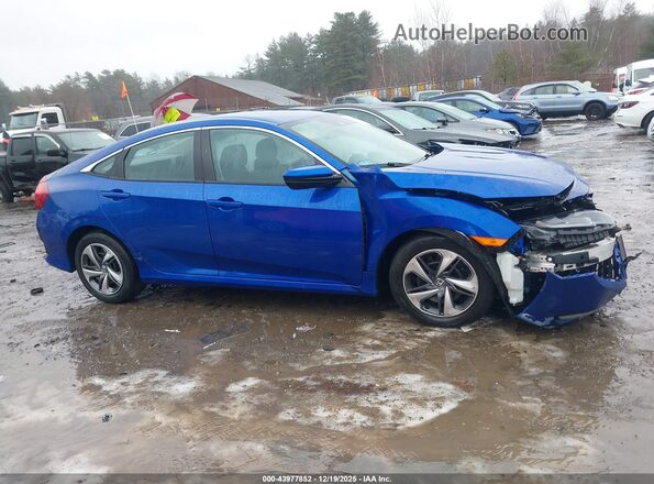 2HGFC2F62LH558877 2020 HONDA CIVIC Синий Вид щитка приборов
