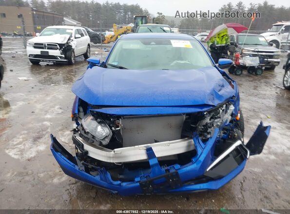 2HGFC2F62LH558877 2020 HONDA CIVIC Синий Вид панели приборов