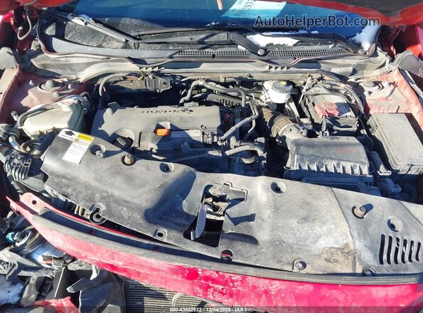 2HGFC2F74GH552612 2016 HONDA CIVIC Red Widok z tyłu