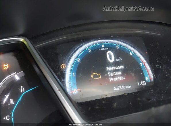 2HGFC2F74JH569837 2018 HONDA CIVIC Black Vista interior de 360 grados
