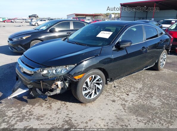 2HGFC2F79JH502490 2018 HONDA CIVIC Черный Передняя левая четверть