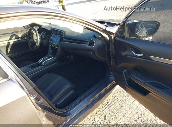 2HGFC2F81LH513060 2020 HONDA CIVIC Gray Widok wnętrza z przodu