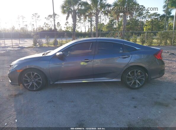 2HGFC2F81LH513060 2020 HONDA CIVIC Gray Widok wnętrza 360 stopni