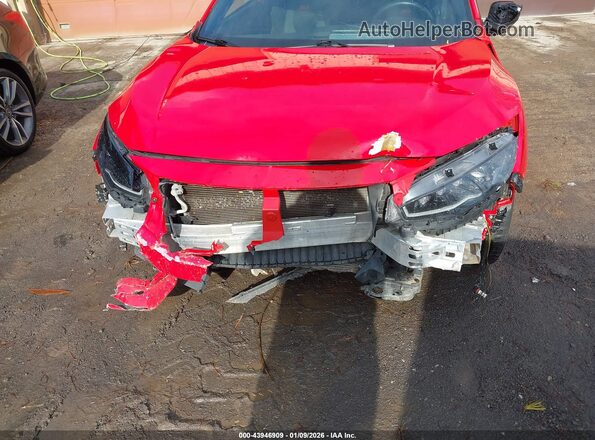 2HGFC3A54KH754757 2019 HONDA CIVIC SI Red Vista interior delantera