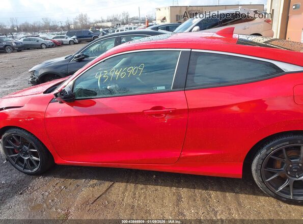 2HGFC3A54KH754757 2019 HONDA CIVIC SI Red Vista del cuadro de instrumentos