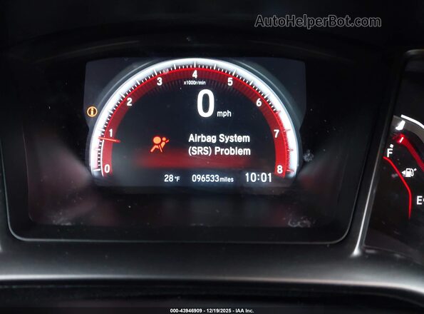 2HGFC3A54KH754757 2019 HONDA CIVIC SI Red Vista frontal