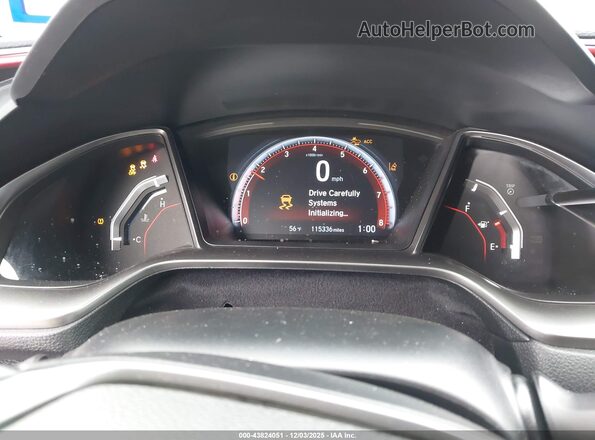 2HGFC3A58LH752835 2020 HONDA CIVIC SI Серый Вид задних сидений