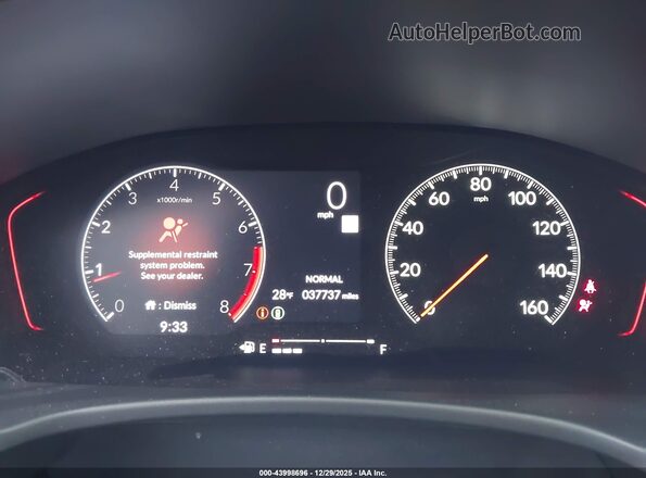 2HGFE1E52NH472582 2022 HONDA CIVIC SI Серый Вид задних сидений