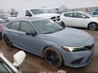 2022 Honda Civic Si Sedan Серый vin: 2HGFE1E52NH472582