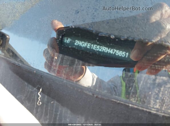 2HGFE1E52RH475651 2024 HONDA CIVIC SI Красный Вид подкапотного пространства