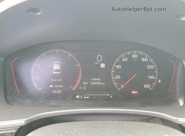 2HGFE1E53RH472970 2024 HONDA CIVIC Серый Вид щитка приборов