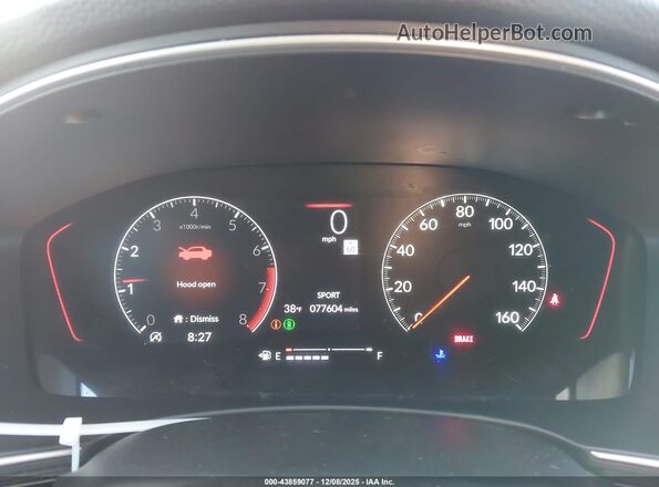 2HGFE1E55NH470129 2022 HONDA CIVIC SI Серый Вид задних сидений