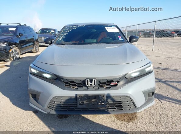 2HGFE1E55NH470129 2022 HONDA CIVIC SI Серый Вид задней части салона