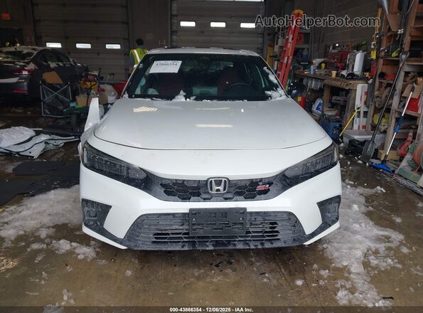 2HGFE1E55NH477517 2022 HONDA CIVIC SI White Widok wnętrza z tyłu