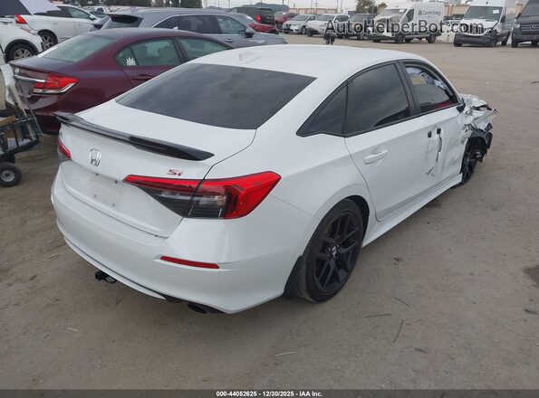 2HGFE1E58NH470481 2022 HONDA CIVIC SI Белый Задняя правая четверть