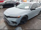 2022 Honda Civic Si Sedan Серый vin: 2HGFE1E59NH476547