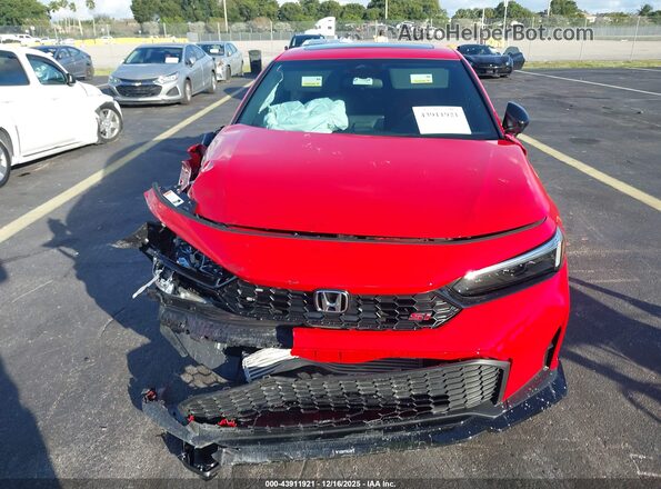 2HGFE1E59TH472155 2026 HONDA CIVIC SI Красный Вид задней части салона