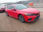 2022 Honda Civic Ex Red vin: 2HGFE1F77NH306669