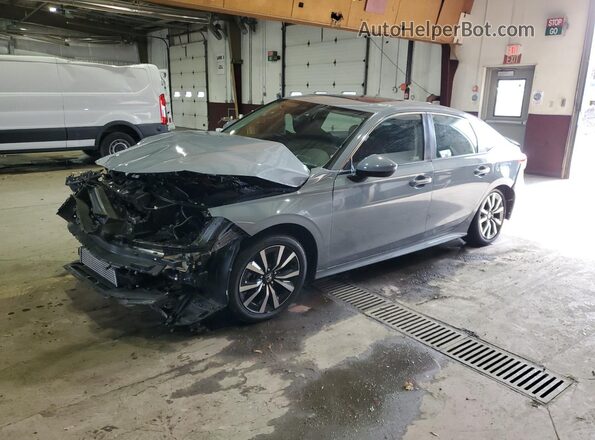2HGFE1F77RH308640 2024 HONDA CIVIC Gray Przód lewy