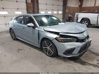 2022 Honda Civic Touring Light Blue vin: 2HGFE1F99NH321675