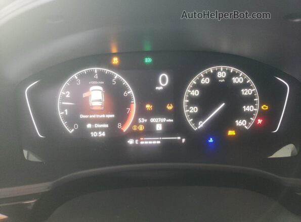 2HGFE2F20TH509152 2026 HONDA CIVIC Silver ხელსაწყოთა პანელის ხედი
