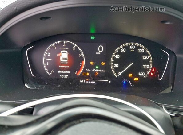 2HGFE2F23TH528925 2026 HONDA CIVIC Черный Вид щитка приборов