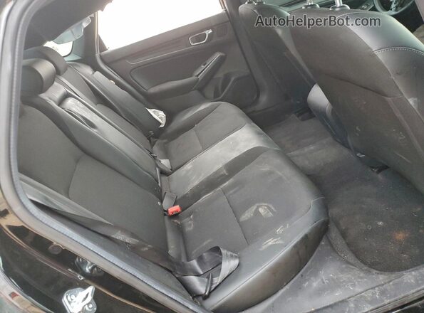 2HGFE2F50SH557856 2025 HONDA CIVIC Black Vista de los asientos traseros