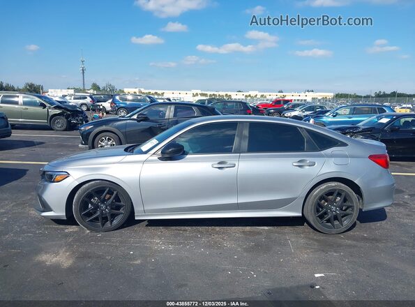2HGFE2F51PH512948 2023 HONDA CIVIC Silver Widok wnętrza z tyłu